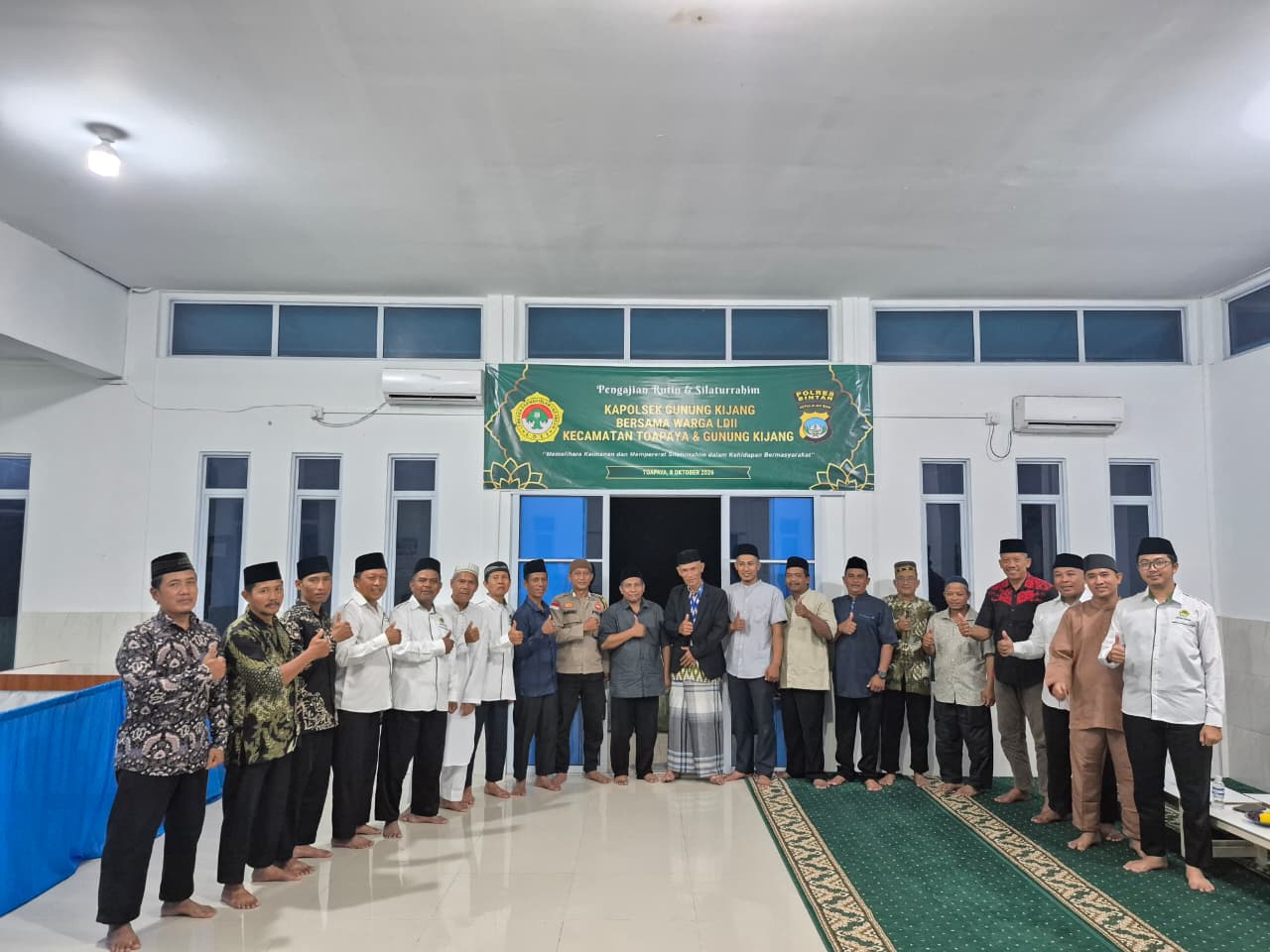 Sinergi Menjaga Kondusivitas, LDII Toapaya dan Gunung Kijang Gelar Pengajian Bersama Polsek dan Tokoh Masyarakat
